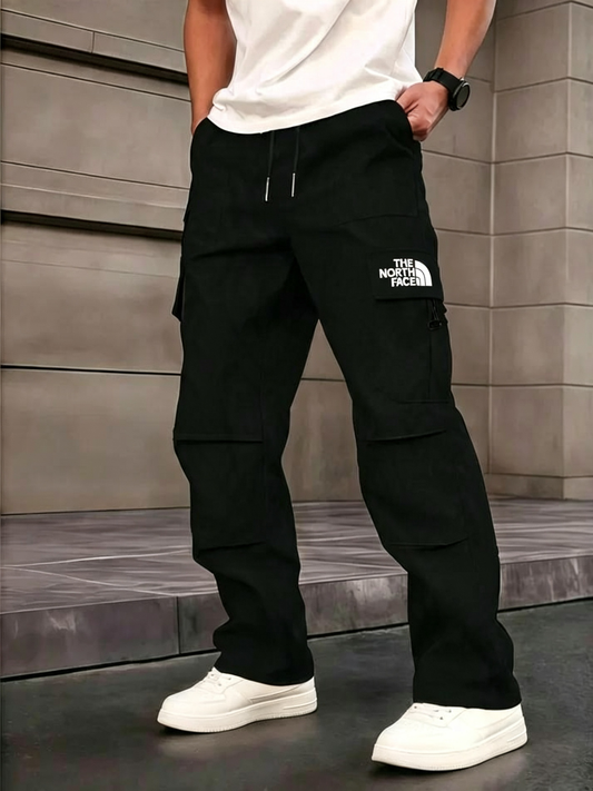High-Street Casual Style | Men's Loose-Fit Wide Leg Cargo Pants
