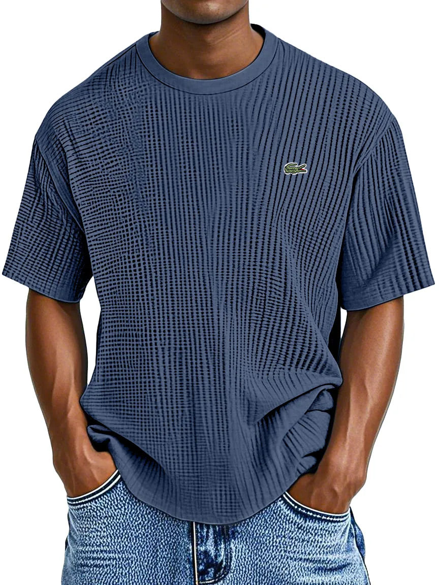Classic Men's Crew Neck T-Shirt Breathable, Comfortable, Casual Short-Sleeve Tee